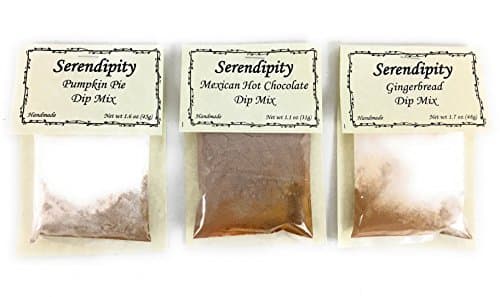 Serendipity Fruit and Pretzel Dip Mix (Holiday Pack, 3 Dip Mixes)