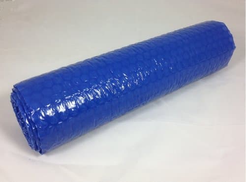 5' x 12" x 3/16" Blue Colored Bubble Wrap Roll Small Bubbles Perforated every 12"