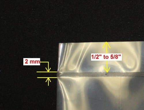 12" Heat Sealer with Cutting Knife, Spare Wire and Release Cloth Kit Included