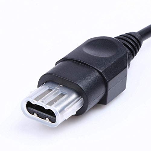 YICHUMY 6 Feet Replacement Extension Cable for Original XBox Controller, Black, Male-to-Female, Compatible with Xbox, Protects Console from Trip Damage