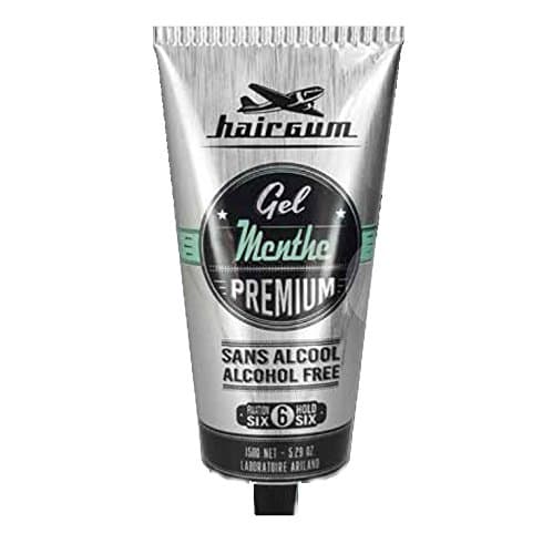 Hairgum Hair Styling Gel - Mint - No Alcohol 5.29 ounce (Pack of 6)