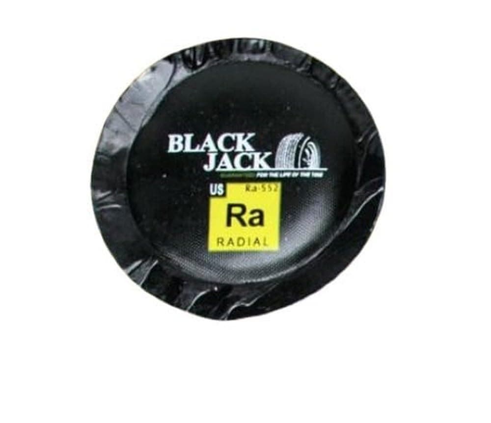Black Jack Tire Repair - 2 3/8 (60Mm) Round Radial Patch (RA-552)