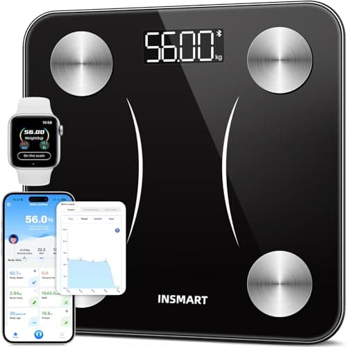 Weighing Scale for Body Weight - silk n needle - Weight Machine for Body Weight Analog, Home kitchen office Thick Tempered Glass, Ideal Weights Scale for Food & Gym, Professional Digital scale