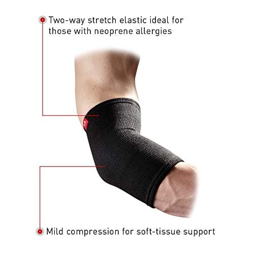 Mcdavid 512 - Elastic Elbow Support Brace - Arthritis Relief, Joint Pain, Tendonitis, Elbow Injury, Recovery, Sports, Tennis