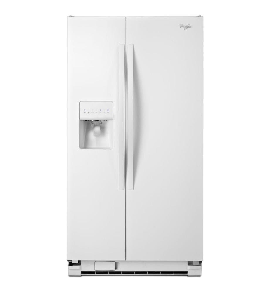 Whirlpool WRS325FDAW 25.4 Cu. Ft. White Side-By-Side Refrigerator - Energy Star