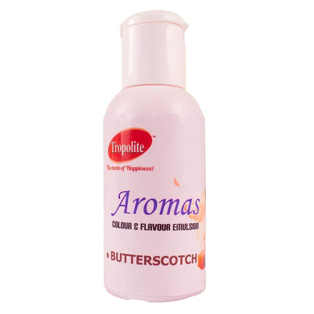 Tropolite Aromas Food Flavour and Emulsion, 50 gm (Butterscotch)