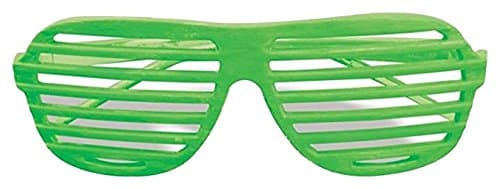 Resulzon Plastic Shutter Shades Glasses,Slotted Sunglasses Bulk for Kids and Adults