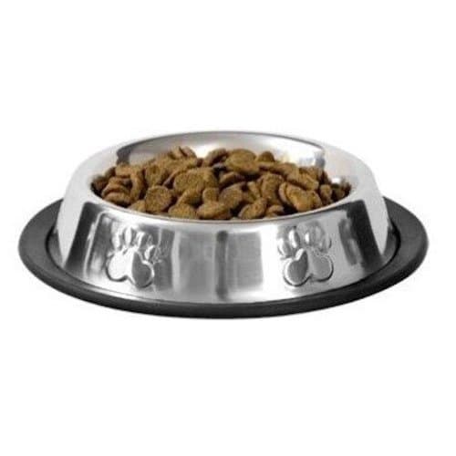 Dog Bowls, Food Bowl, for Small Pets, Metal, Stainless Steel, Non Skid, Dog, Puppy, Cat, Kitten, Rabbit, Feeder, Set of 2
