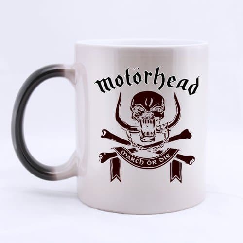 Motorhead Skull Cross Bone Customized Design Morphing Mug Coffee Mug Creative Milk Mug Personalized Tea Cup 11OZ