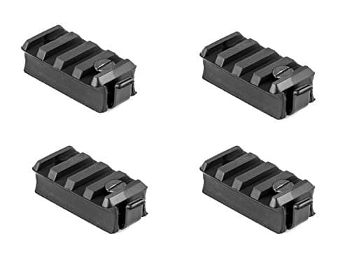 Phalanx Black 4 Pack Helmet Rail System 1913 Picatinny Adapter for ARC Rails