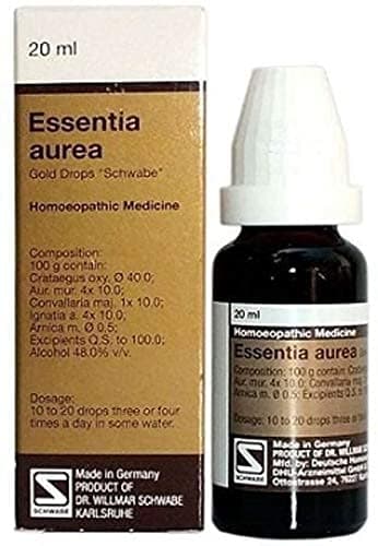 NWIL Dr Willmar Schwabe Germany Essentia Aurea Gold Drop Bottle of 20 ml Drop