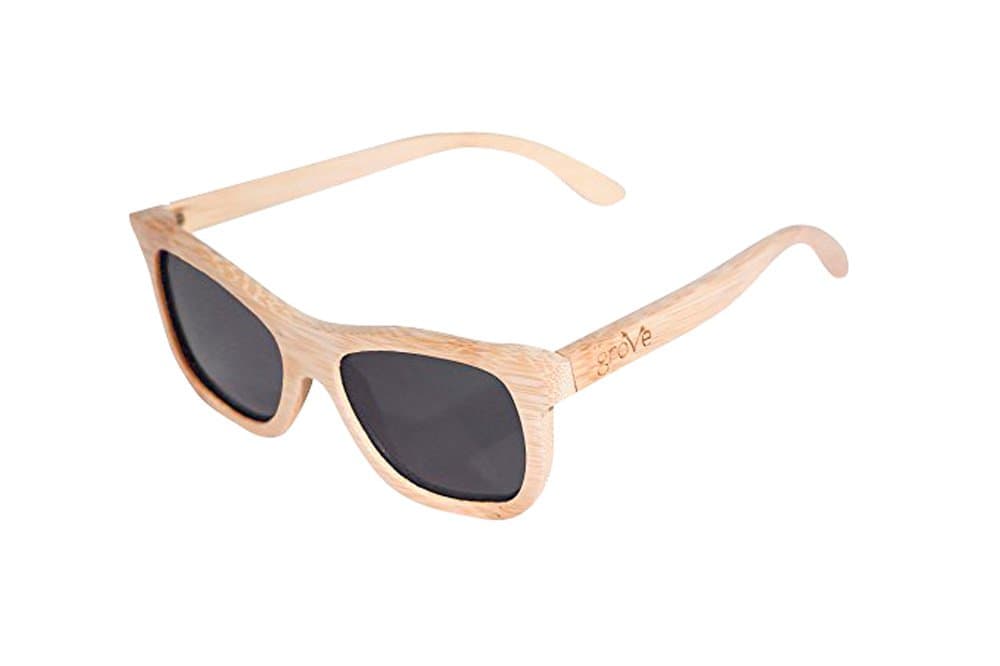 Grove Eyewear 100% Bamboo Sunglasses, 400 HD Polarized Lens, They Float!