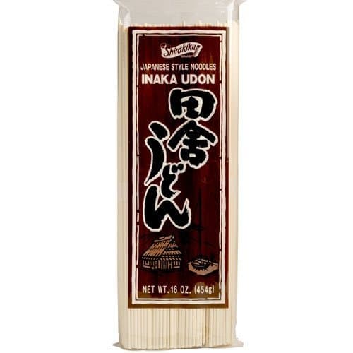 Inaka Udon Japanese-Style Wheat Noodles 1Lb by Shirakiku (1 pound)