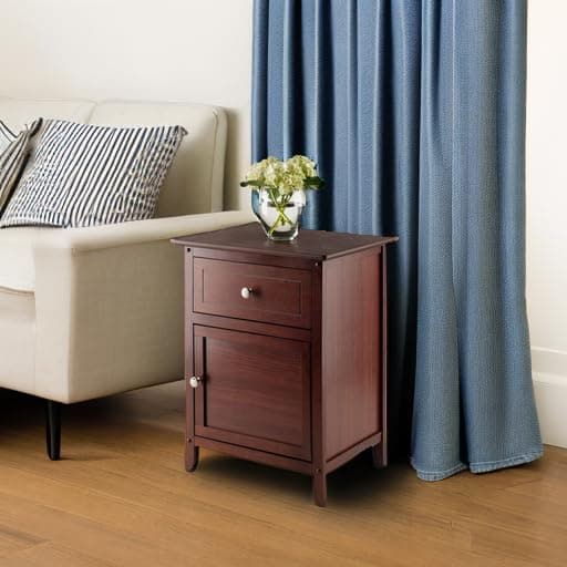 Winsome Accent Table, Wood, Walnut, Furniture