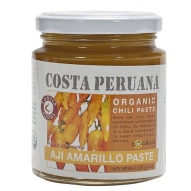 Zocalo Organic Aji Amarillo Chili Paste | 8 oz | Traditional Peruvian Paste | Product of Peru | (6 Pack)