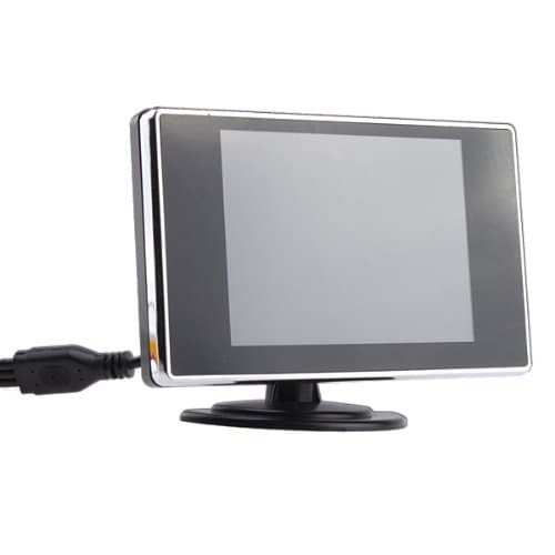 3.5 Inch TFT Car Rearview LCD Monitor - Resolution: 640 x 480