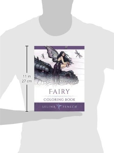 Fairy Companions Coloring Book - Fairy Romance, Dragons and Fairy Pets: Volume 4 (Fantasy Coloring by Selina)