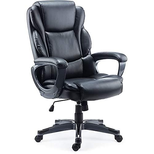 Staples2710763 Mcallum Bonded Leather Managers Chair Black