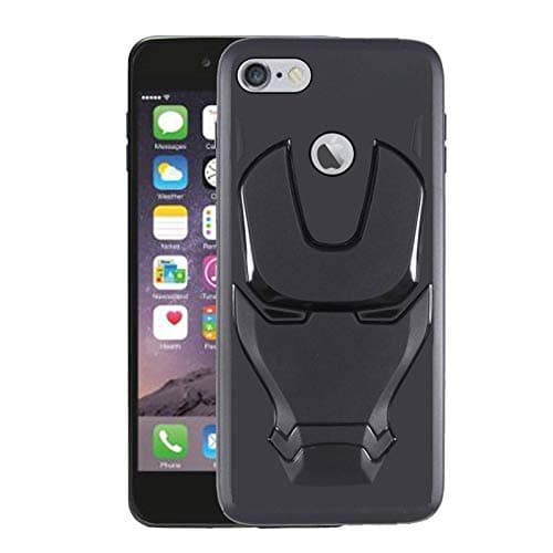 3D Iron Man Avengers Back Case Cover | 360 Degree Protection | Shock Proof | Screen & Camera Protection | Soft Silicon Rubberised Back Cover for iPhone 6/iPhone 6s