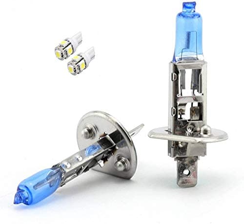 MSA 2 x H1 100W Car Headlight Bulb 12V Lights Car Fog Xenon 6000K White Light