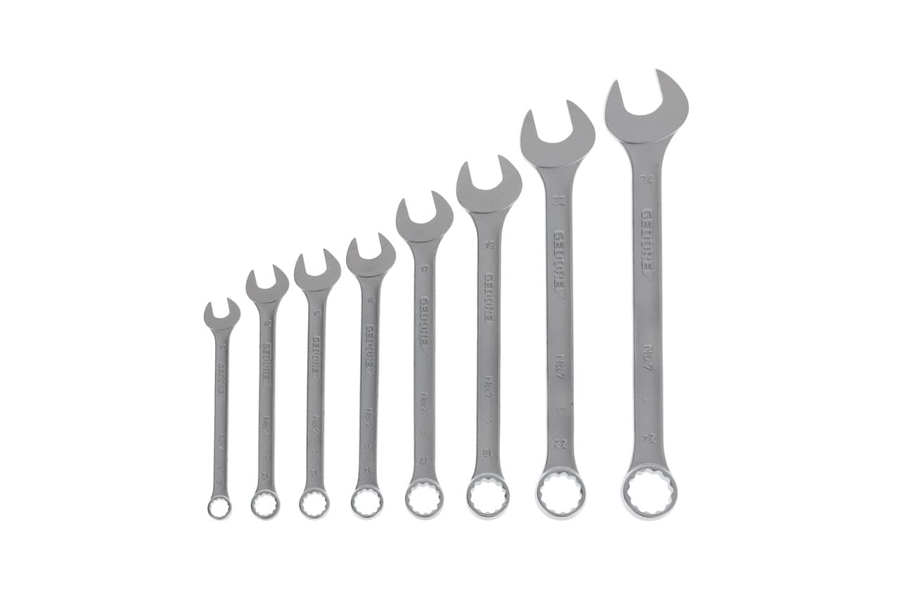 GEDORE 7-08 Combination Spanner Set 8 pcs UD Profile 10-24 mm