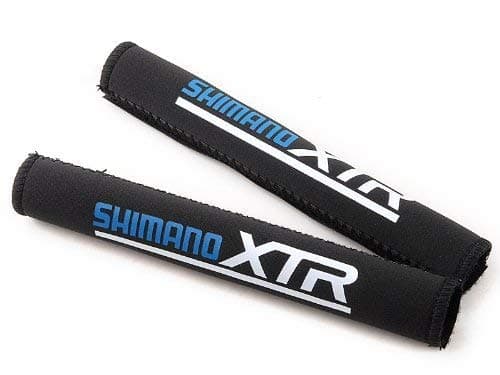 2 x Cycling Bicycle chainstay Protector Bike Frame Chain Protective Guard Pad Bicycle Accessories Black for Mountain Bike