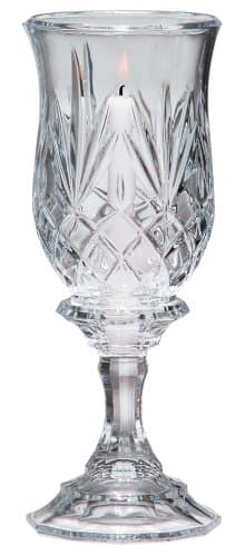 St. George Crystal Pineapple Hurricane Candleholder