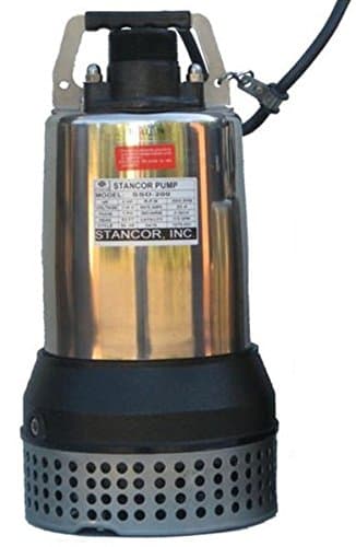 SSD-200/460/3 Avenger Series Submersible Dewatering (Center Line Discharge) Pump Model, 460V, 3 Phase, 2 hp, 2" or 3" Discharge, 50' Cable