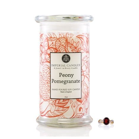 Imperial Candles Peony Pomegranate Jewellery Soy Candle