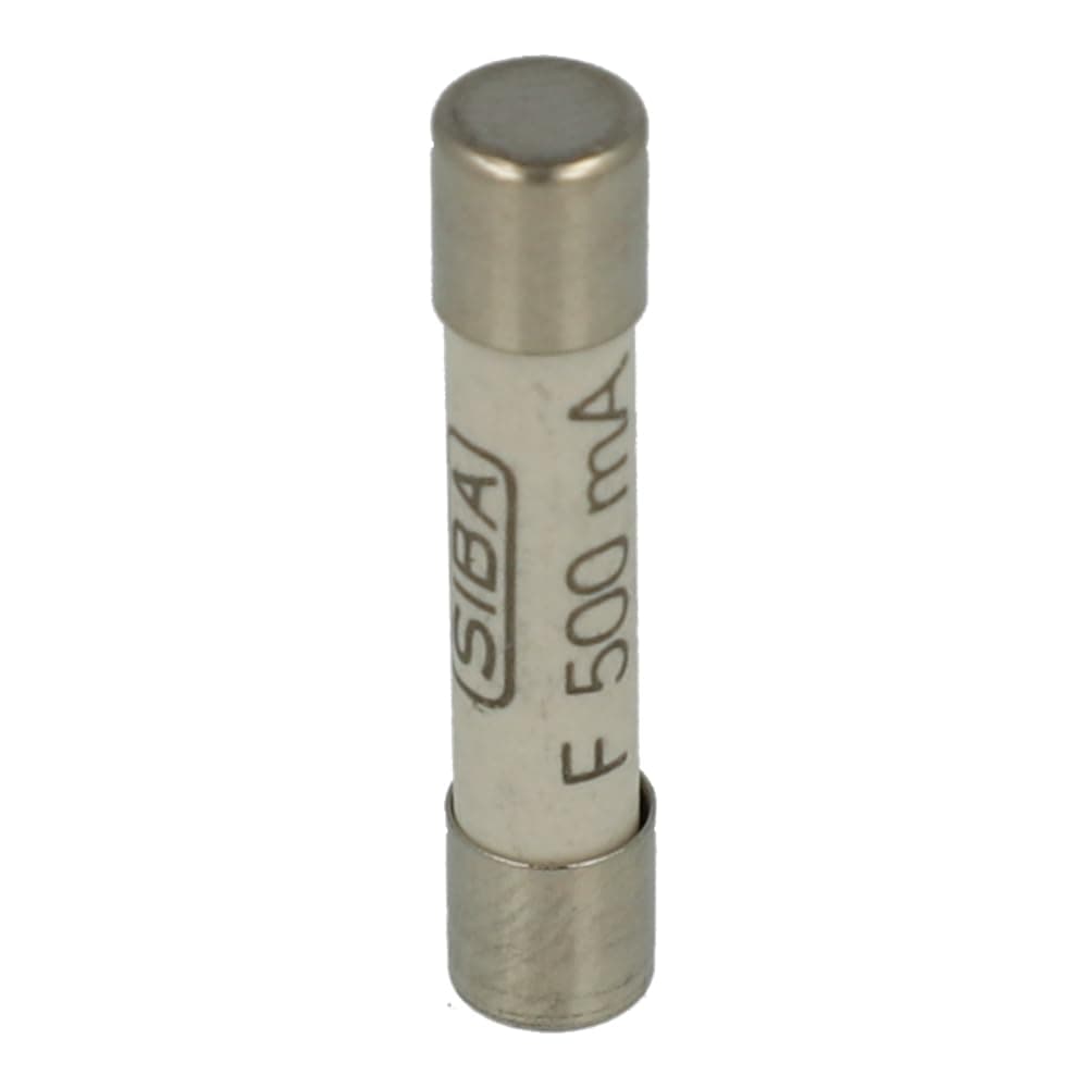 70-094-63/500MA | 7009463.0.5A | SIBA F/A FUSE, 500MA, 600VAC, 6.3X32MM