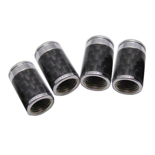 ECARGO Car Carbon Fiber Tire Valve Caps Fit for Transformer
