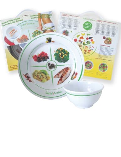 Weight Loss Plate and Bowl for Portion Control