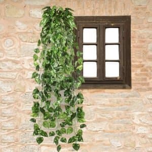 90CM Artificial Fake Faux Scindapsus Leaf Vine Plant Garland Wedding New