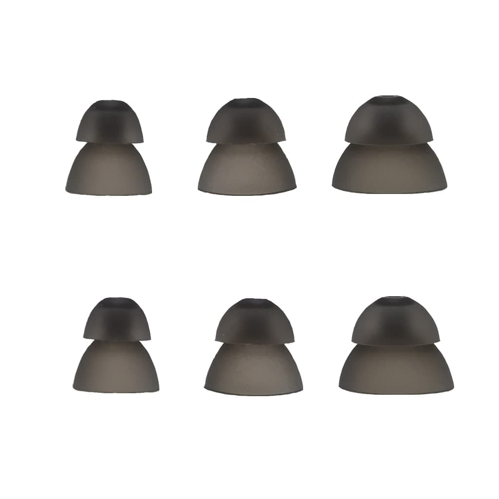 Hearing Aid Domes Small Medium Large Size for Resound Sure Fit RIC RITE and Open Fit BTE Hearing Amplifier Smoky Power Domes Invisible Ear Tip Mix 6 Counts