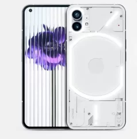 Nothing Phone (1) 5G (White, 256 GB) (8 GB RAM)-international version