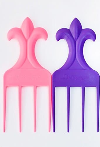 Hair Pick 2-Pack Purple/Pink