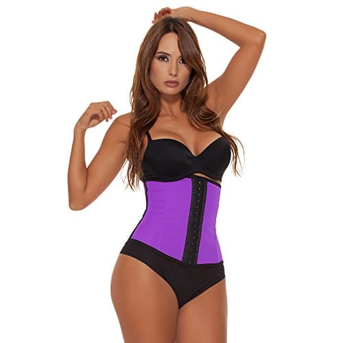 Colombian Shapewear Women's Waist Trainer Cincher Faja Colombiana Large Purple