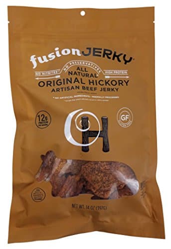 Fusion Jerky All Natural Original Hickory Artisan Beef Jerky (14 OZ) (1 Bag)