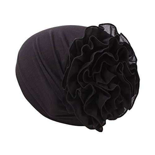 Muslim Hijab Turban Arabic Head Scarf Flower Women Chemo Cap Cotton Bandana - SoundsBeauty