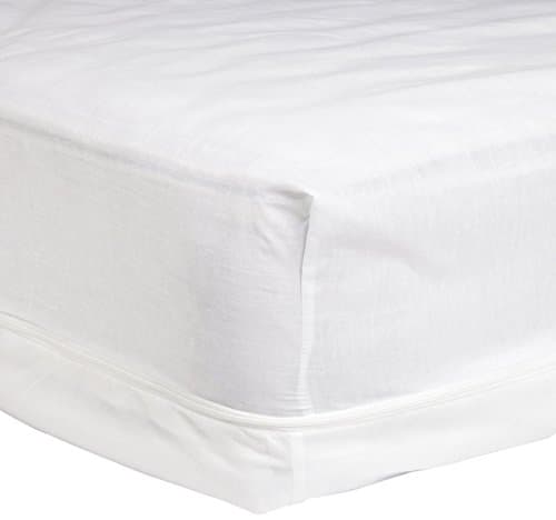 Waterproof, Hypoallergenic Zippered Matress Cover With Bed Bug Blocker