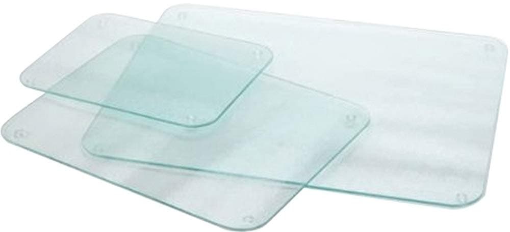 Completely Clear and Flat Float Glass Worktop Saver - 50 x 40cm by Cutting Edge Cookware