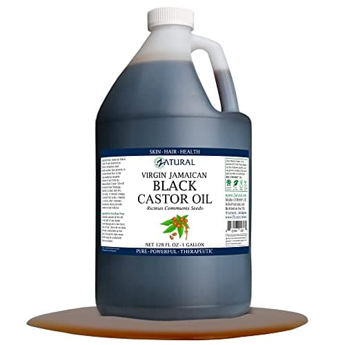 Black Castor Oil_100% Pure Tropic Jamaican Black Castor Oil_Hair_Skin (1 Gallon)
