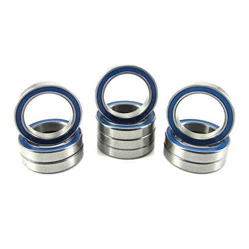 15x21x4mm Precision Ball Bearings ABEC 3 Rubber Seals (10) 6702-2RS-BU