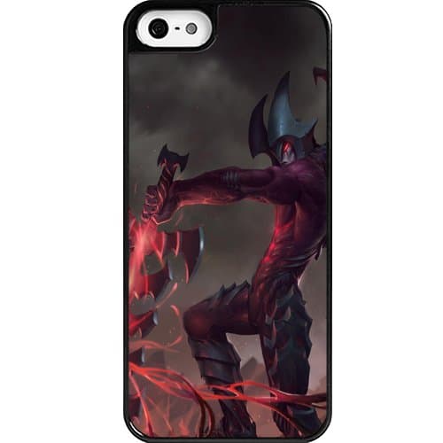 Custom personalized Protective Case for iPhone 5 - Game League of Legends LOL Aatrox