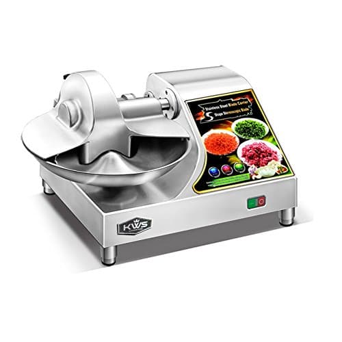 - KWS BC-400 Commercial 1350W 1.5HP Stainless Steel Buffalo Chopper Bowl Cutter Food Processor