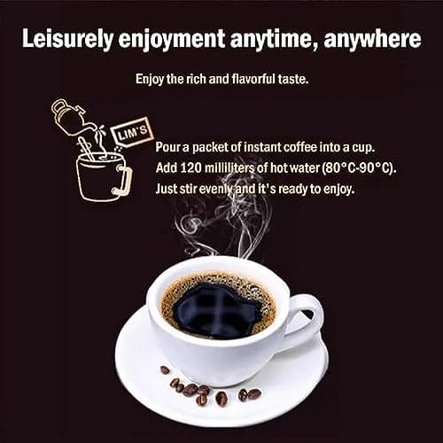 Men's Energy Coffee, Black Maca Men's Energy Coffee, Coffee Blended for Men, Instant Maca Coffee for Men (1pcs)