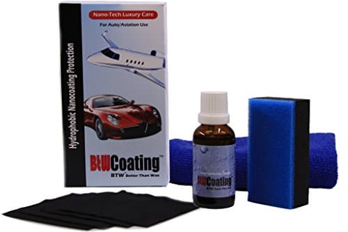 BTW_30 - BTW Coating Auto Detailing Solution, Better Than Wax, Auto/Aviation/Boat Use, Nano Tech Uni-Coating Car Exterior Care/Paint Protection/Rain Repellent -30 ml Kit