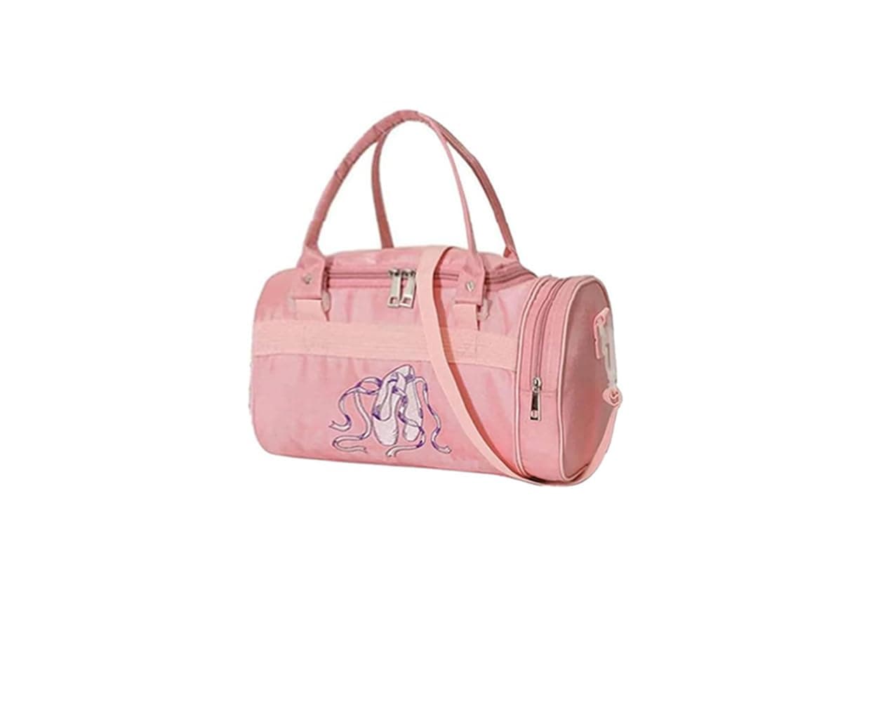 Small Dance Bag For Girls Small Gym Duffle Bag Overnight Bags For Kids Weekend Bags (pink1)