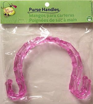 Dritz Bag Boutique Purse Handle - Pink Swirl 7"