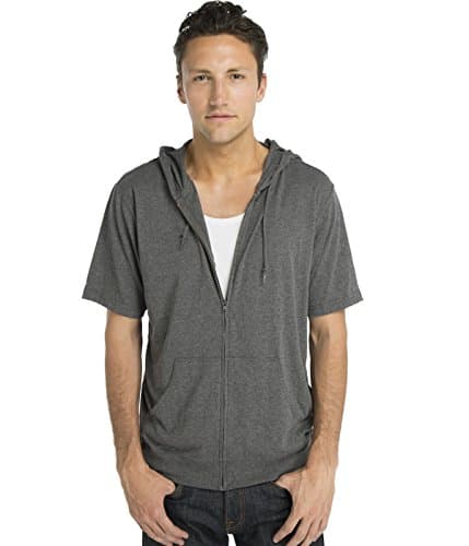 Cottonhood Short Sleeve Zip Hoodie Tee